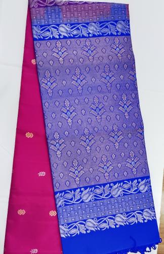 SOFT SILK SAREE WITH BLOUSE